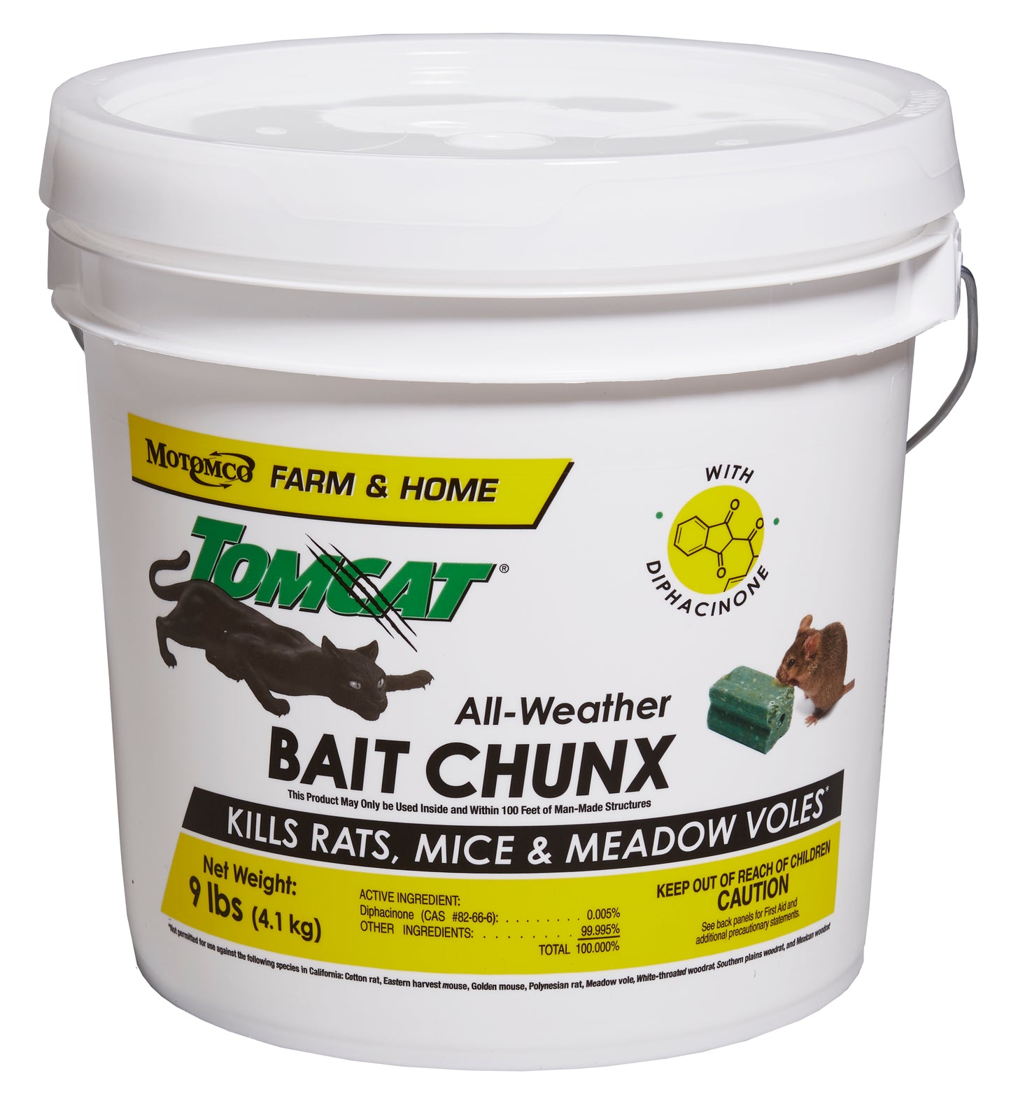 Motomco All Weather Bait Chunx 9lbs/4.1kg