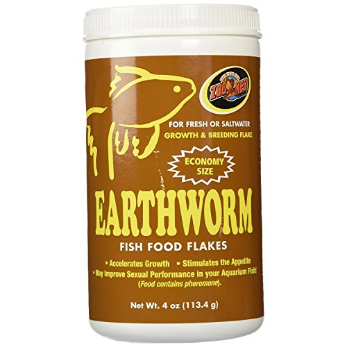 Zoo Med AF-E100 Earthworm Fish Food Flakes 4.5kg