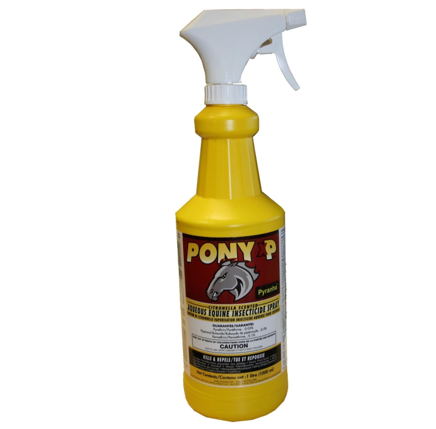 Pyranha Pony XP  aqueous insecticide spray for horses 1L