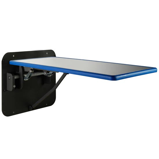 Blue-Line Fold-Up Wall Mount Exam Table - Peninsula