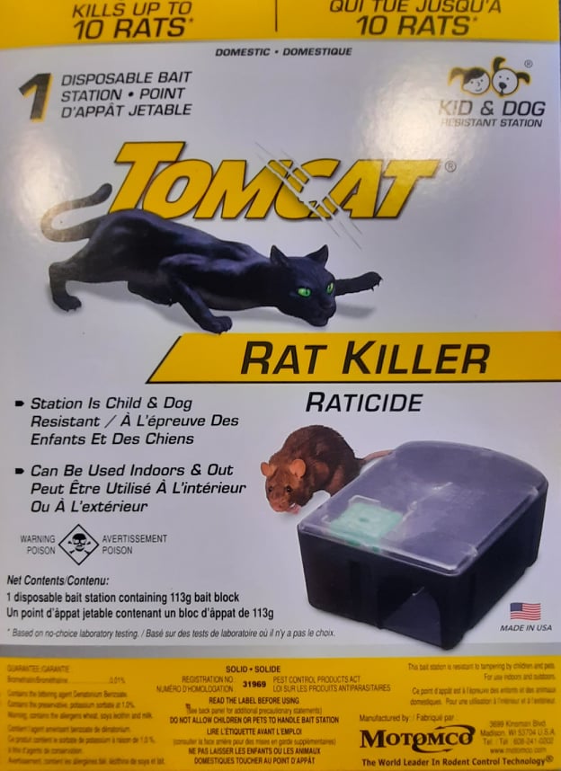 Rat Killer Tomcat Bait Station and rat trap - Rat - Domestic- Value-Pack